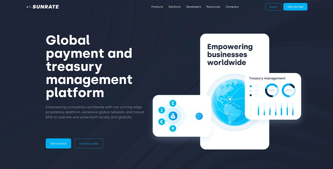 具有高级感的欧美商务风格官网